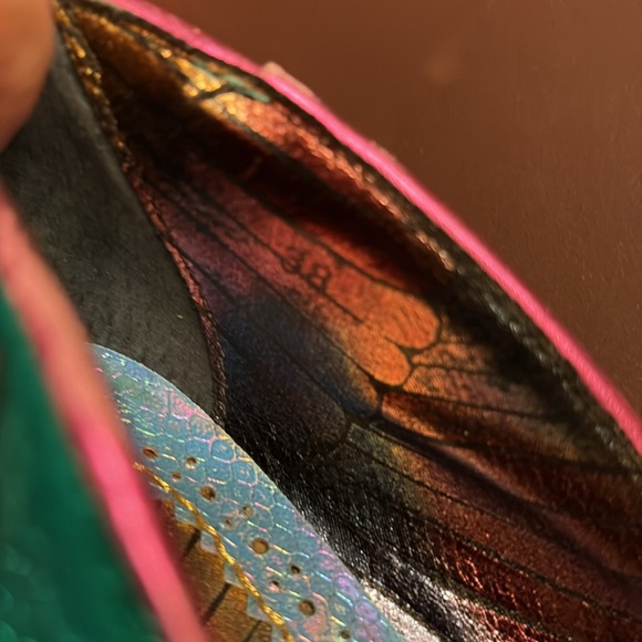 Irregular Choice Size 7.5/38 - Very Funky Teal and Pink 3" Star Shaped Heels - Picture 14 of 16